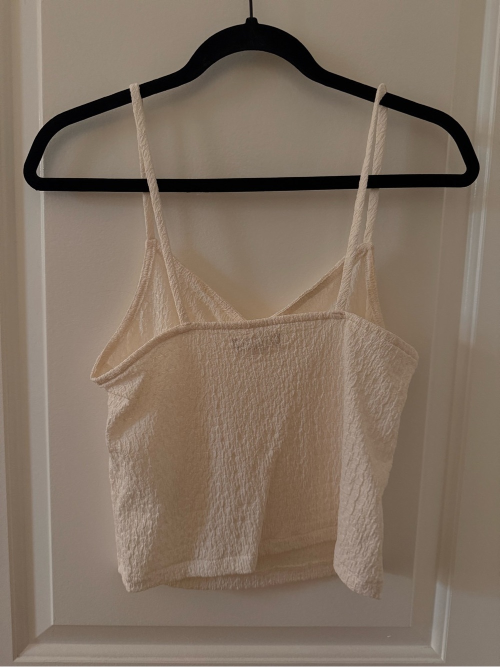 Madewell Cream Textured Tank & Button-Front Shirt Set - Picture 8 of 8